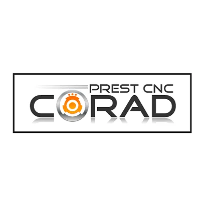 Design logo prestator servicii mecanica generala Corad Prest CNC