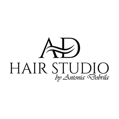 Design logo salon coafura - Hair Studio by Antonia Dobrila