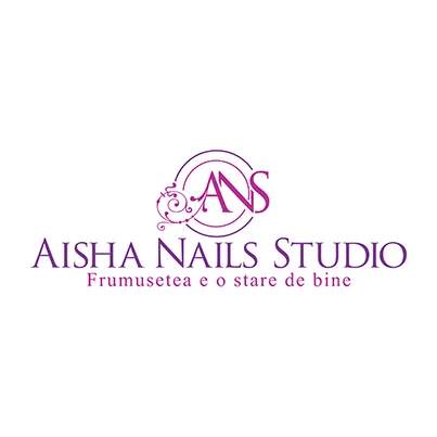 Design logo studio manichiura pedichiura Aisha Nails Studio