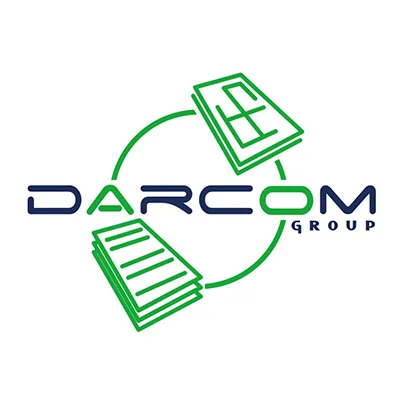 Logo tipografie si tamplarie PVC Darcom Group