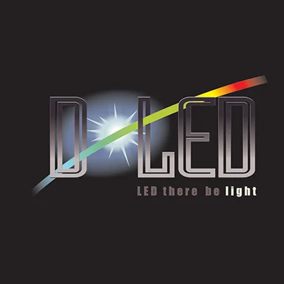 Realizare sigla firma iluminat arhitectural D-led