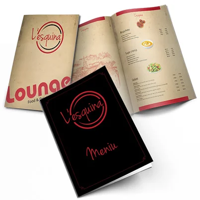 Design meniu pub - L Esquina