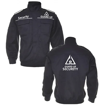 Design personalizare echipament de lucru - companie de securitate Guard Up