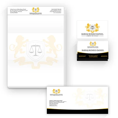 Creare identitate vizuala cabinet de avocatura - Babias
