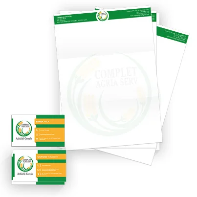 Creare identitate vizuala firma achizitie cereale - Complet Agria Serv