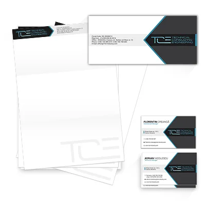 Design identitate companie consultanta tehnica activitati de arhitectura si inginerie - Technical Consulting Engineering