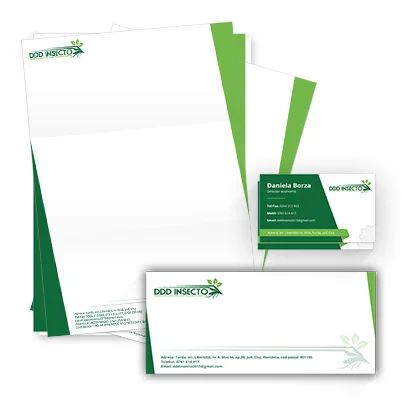 Design identitate companie DDD Insecto - servicii deratizare, dezinfectie, dezinsectie