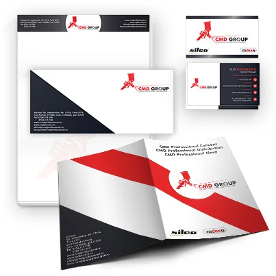 Design identitate companie distributie consumabile auto - CMD Group