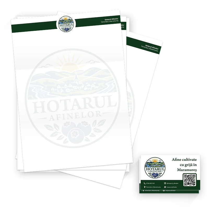 Identitate vizuală - Hotarul Afinelor