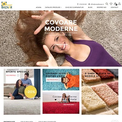 Design magazin online vanzari covoare - Carpet Bazaar