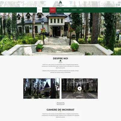 Design site web complex turistic - Parc Pini Moinesti