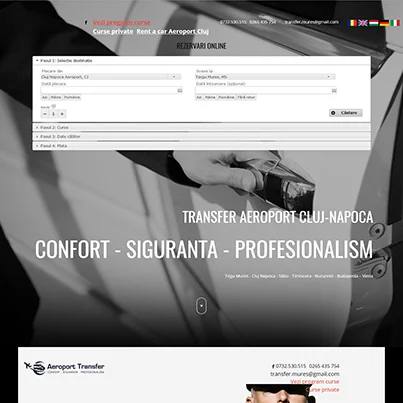 Design site web de prezentare firma transport terestru calatori - Niraj Prodcom