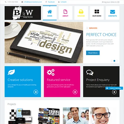 Design site web firma bwconnections
