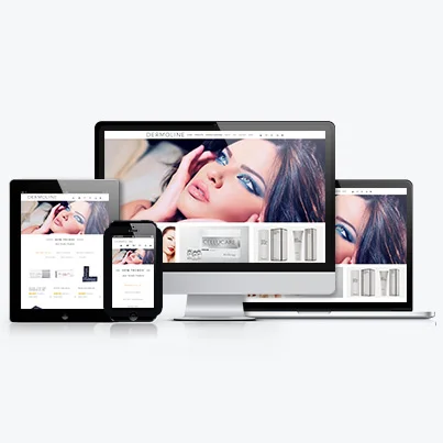 Realizare site web vanzari online linie cosmetice profesionale si consumabile medicale - Dermoline