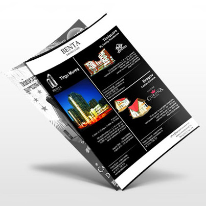 Design brosura promovare proiect imobiliar Belvedere