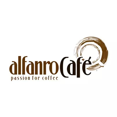 Design logo comerciant expresoare cafe - Alfanro Cafe