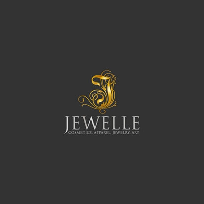 Design logo firma Jewelle Cosmetics, Apparel, Jewelry, Art