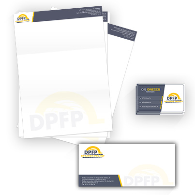 Design identitate companie constructii drumuri - DP Farox Project