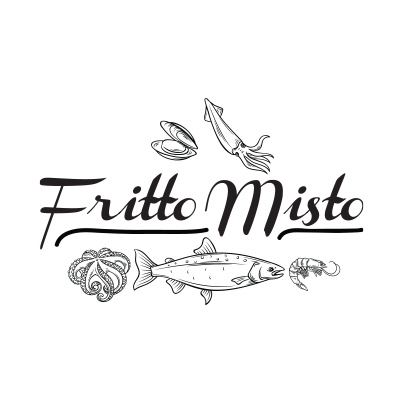 Design logo restaurant cu specific pescaresc - Fritto Misto