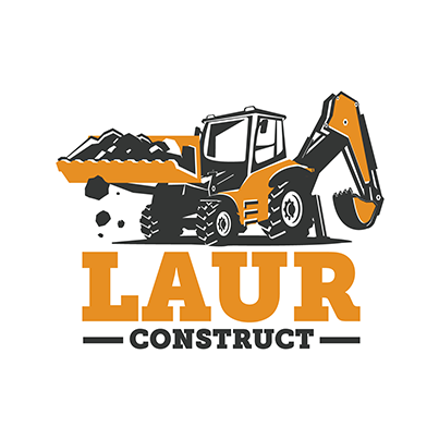 Design logo firma constructii si inchirieri utilaje - Laur Construct