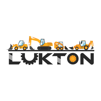 Design logo furnizor utilaje constructii - Lukton