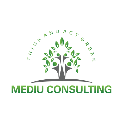 Design logo firma consultanta protectia mediului - Mediu Consulting