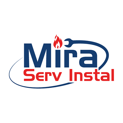 Design logo firma instalatii apa gaz - Mira Serv Instal