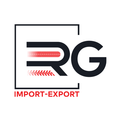Design logo firma import export anvelope - RG Import-Export