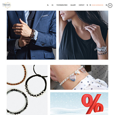 Design magazin online bijuterii - Narrum Jewelry